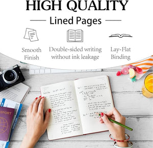 Custom Leather Notebook Personalized Name Journals Notebook for Women & Men