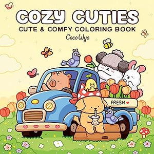 Cozy Cuties: Coloring Book for Adults and Kids