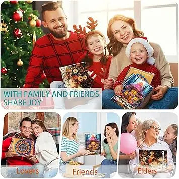 Aannanl adult coloring book set with three spiral-bound books featuring floral portrait, mandala, and mushroom house designs