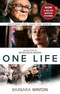 The one life movie poster features a dramatic cinematic design with bold typography for sir nicholas winton story