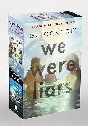 The we were liars boxed set featuring two books by e with colorful cover designs for young adult fiction readers